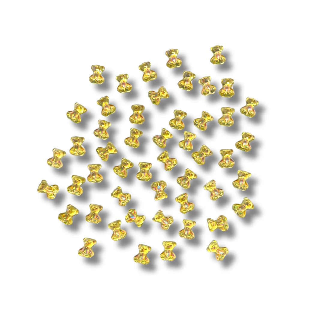 JNBS Nail Charm 3D Kawaii Aurora Gummy Bear (10pcs) - Image 10