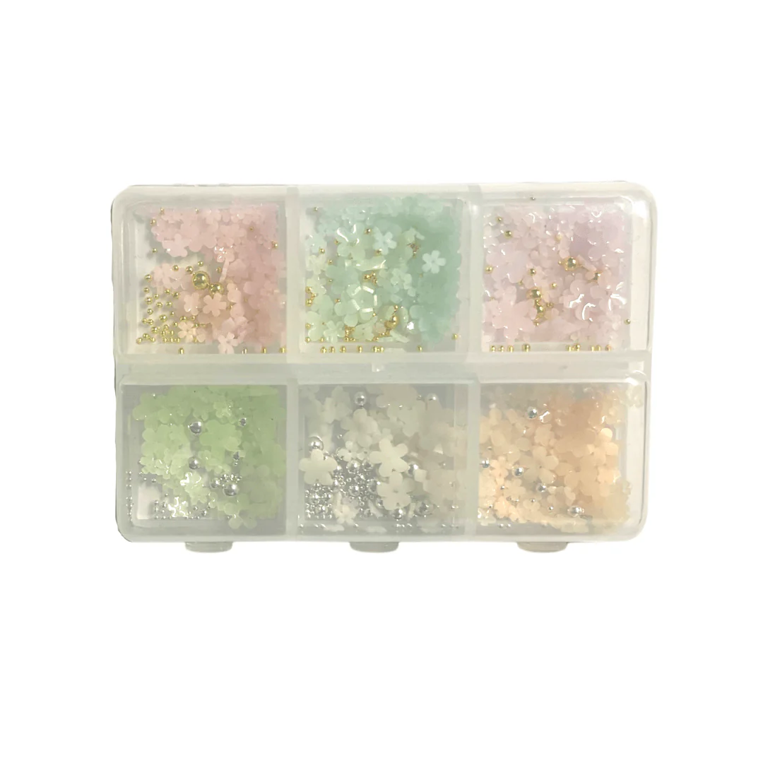JNBS Nail Charm Beauty Flowers (3 Styles) - Image 2