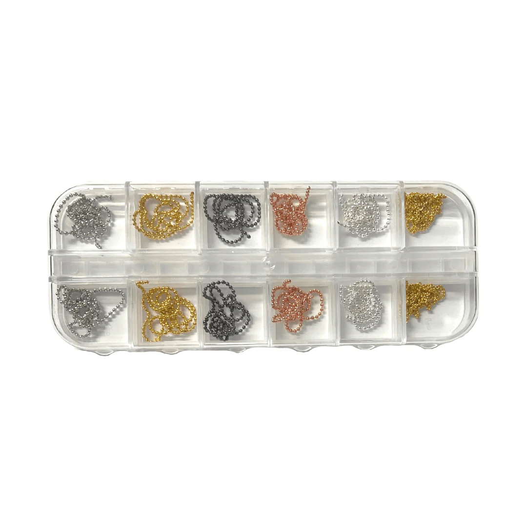 JNBS Nail Charm Colorful Chain (2 Styles) - Image 2