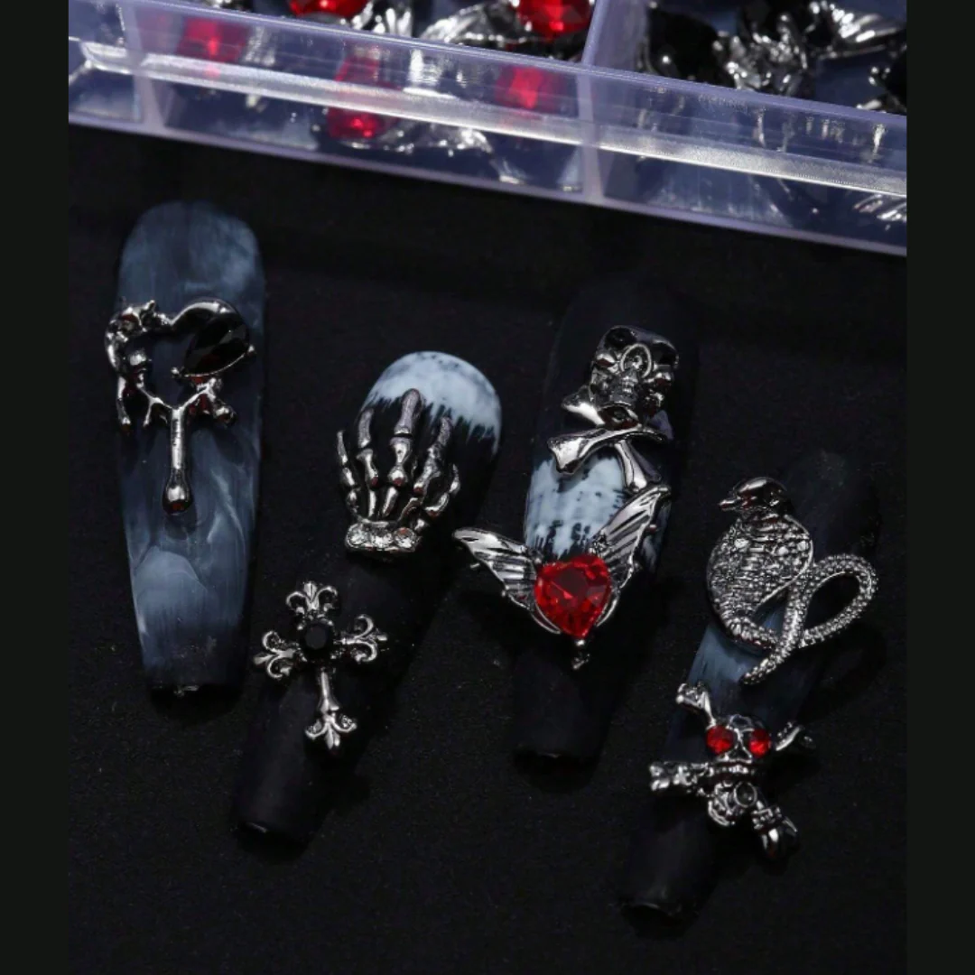 JNBS Nail Charm Rhinestones Halloween - Image 4