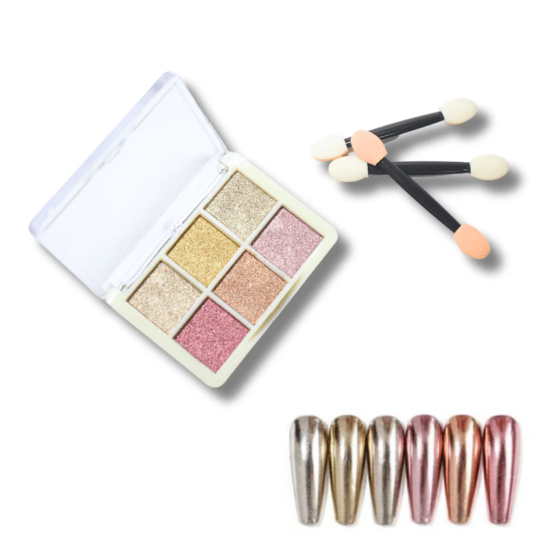 JNBS Nail Chrome Mirror Palette - Image 4