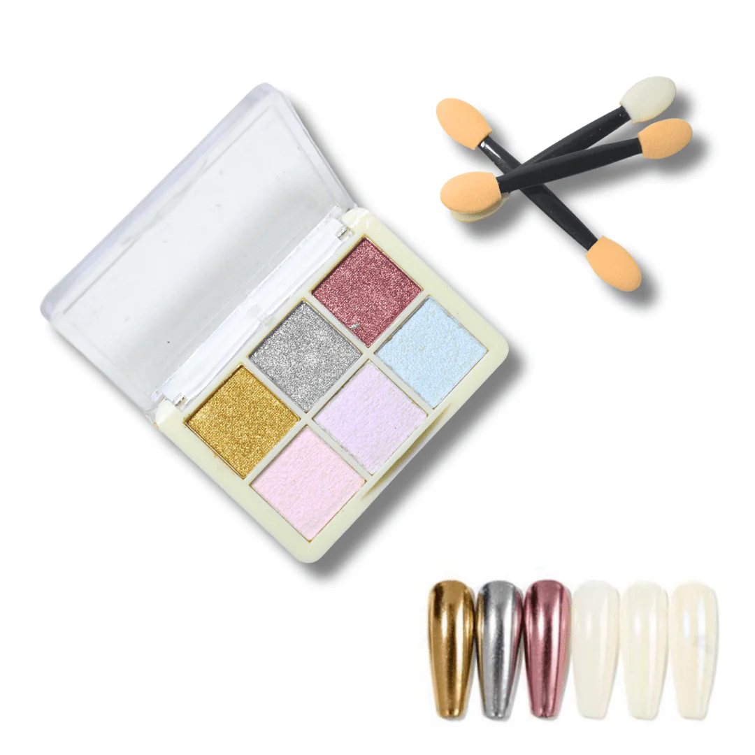 JNBS Nail Chrome Mirror Palette - Image 7