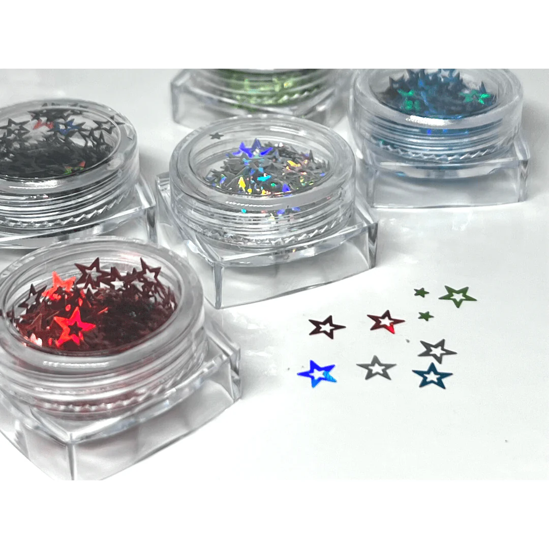 JNBS Nail Flakes Glitters Stars - Image 2