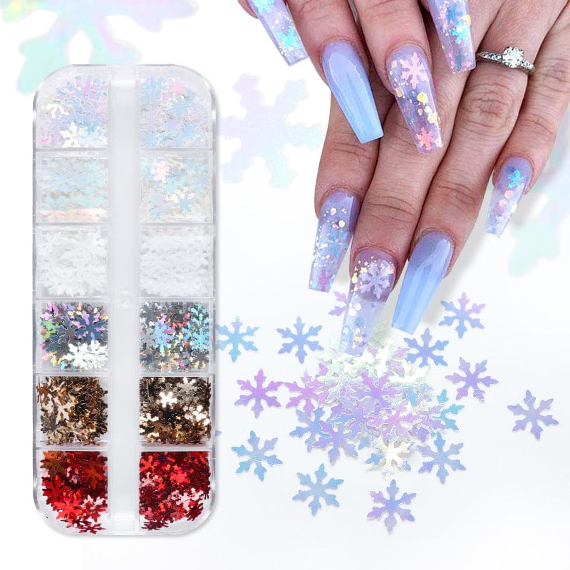 JNBS Nail Flakes Snowflakes - Image 2