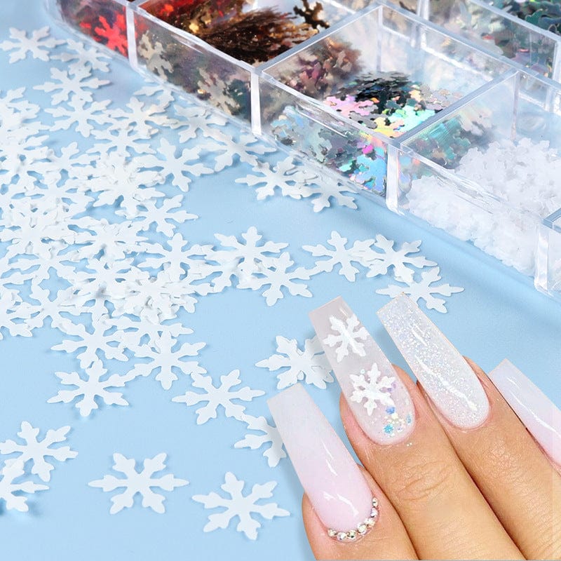 JNBS Nail Flakes Snowflakes - Image 3