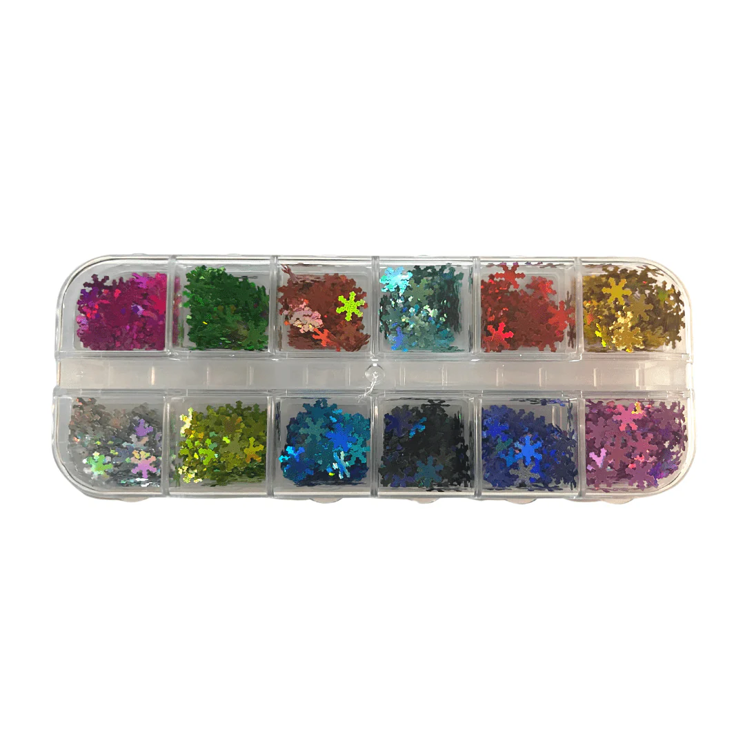 JNBS Nail Flakes Snowflakes - Image 7