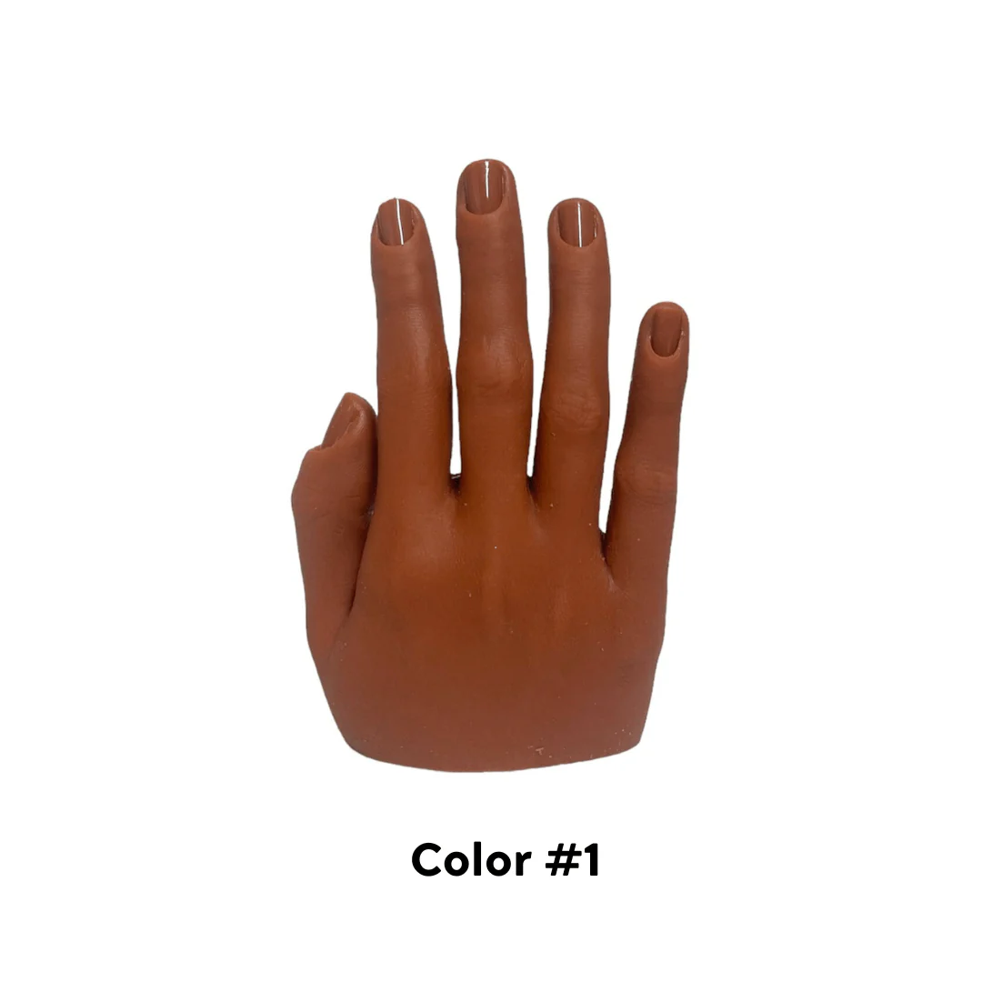 JNBS Nail Realistic Silicone Practice Hand - Image 2