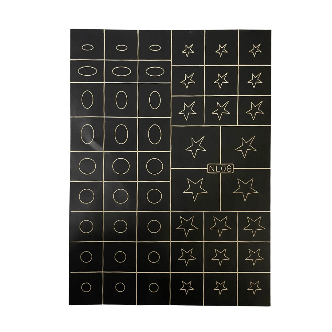 JNBS Nail Sticker Airbrush Stencil - Image 3