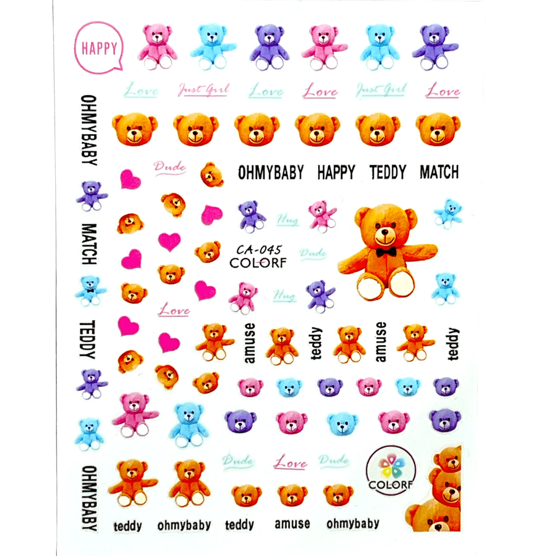 JNBS Nail Sticker Cartoon Version 3 - Image 12