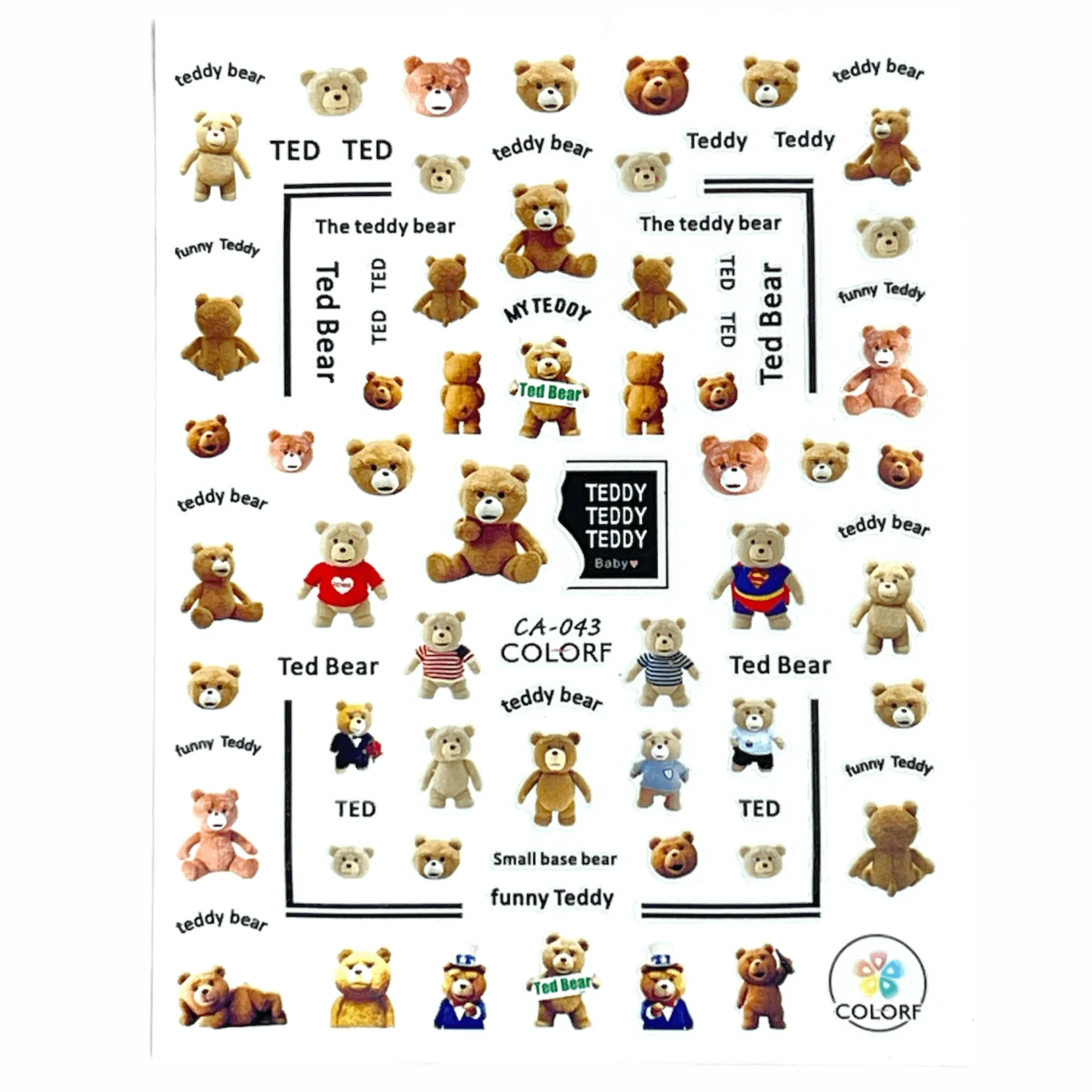 JNBS Nail Sticker Cartoon Version 3 - Image 14