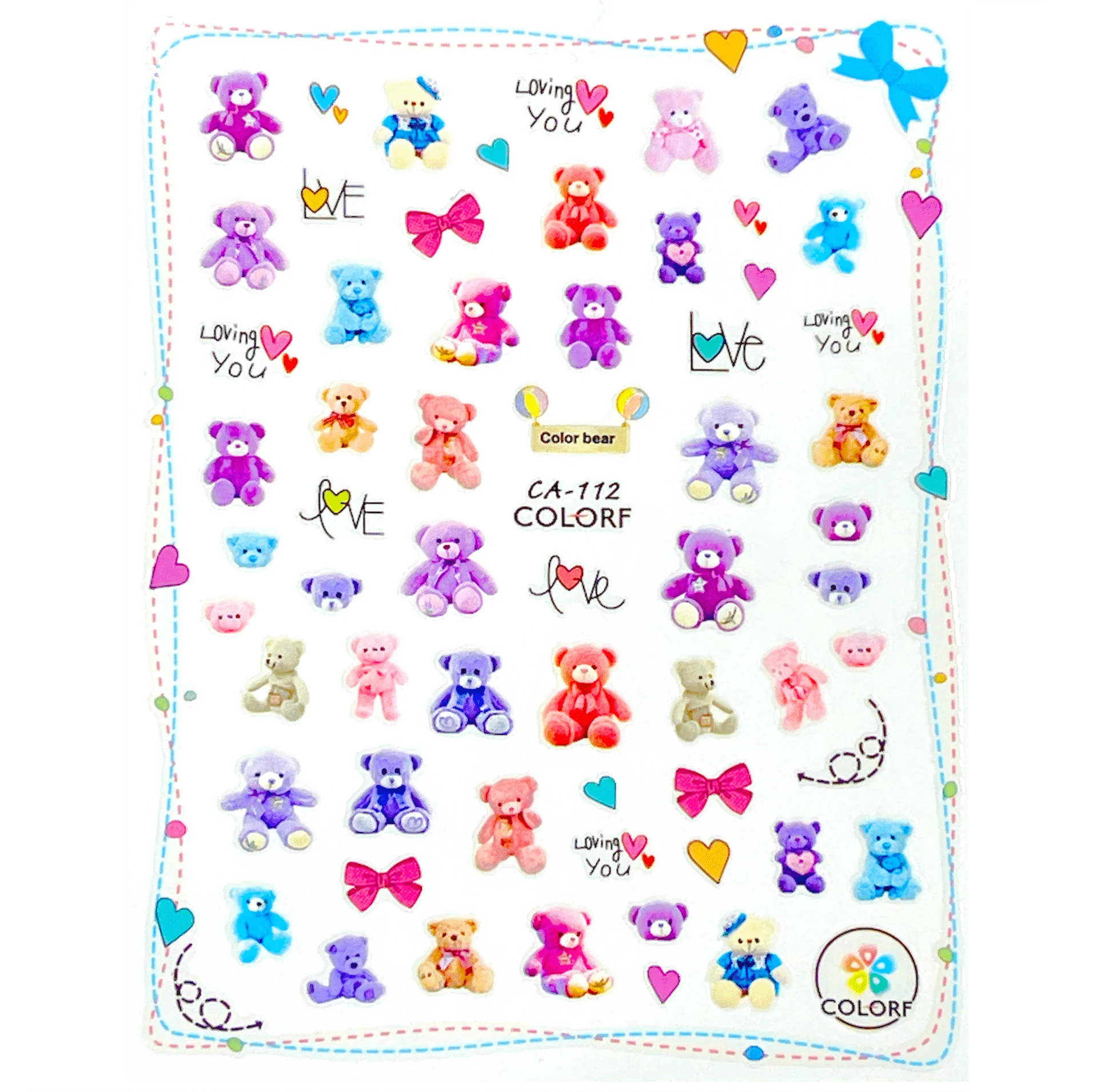 JNBS Nail Sticker Cartoon Version 3 - Image 9