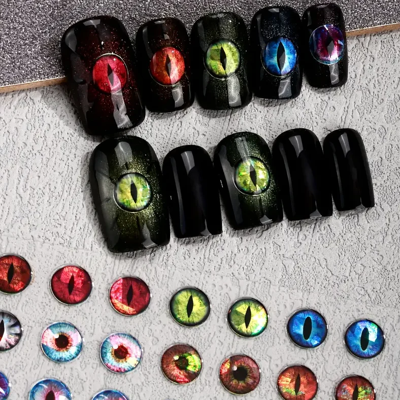 JNBS Nail Sticker Halloween Cat's Eye - Image 2