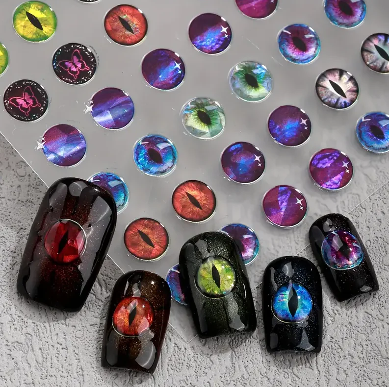 JNBS Nail Sticker Halloween Cat's Eye - Image 3