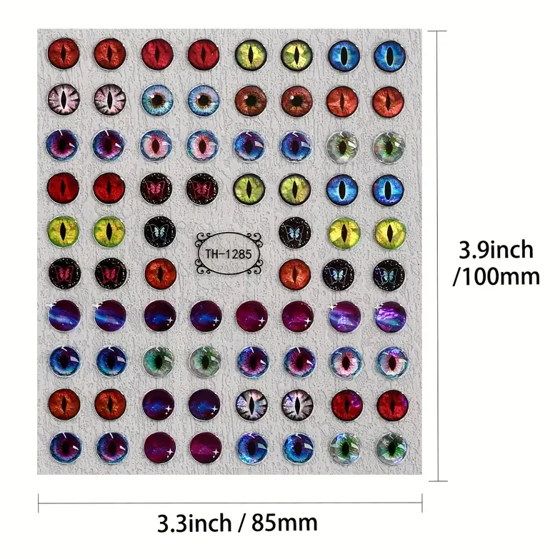 JNBS Nail Sticker Halloween Cat's Eye - Image 5