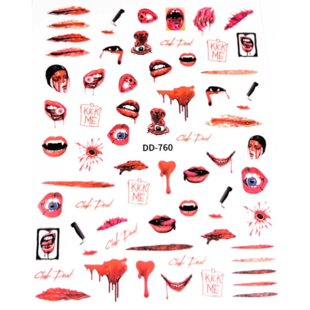 JNBS Nail Sticker Halloween Spooky - Image 2