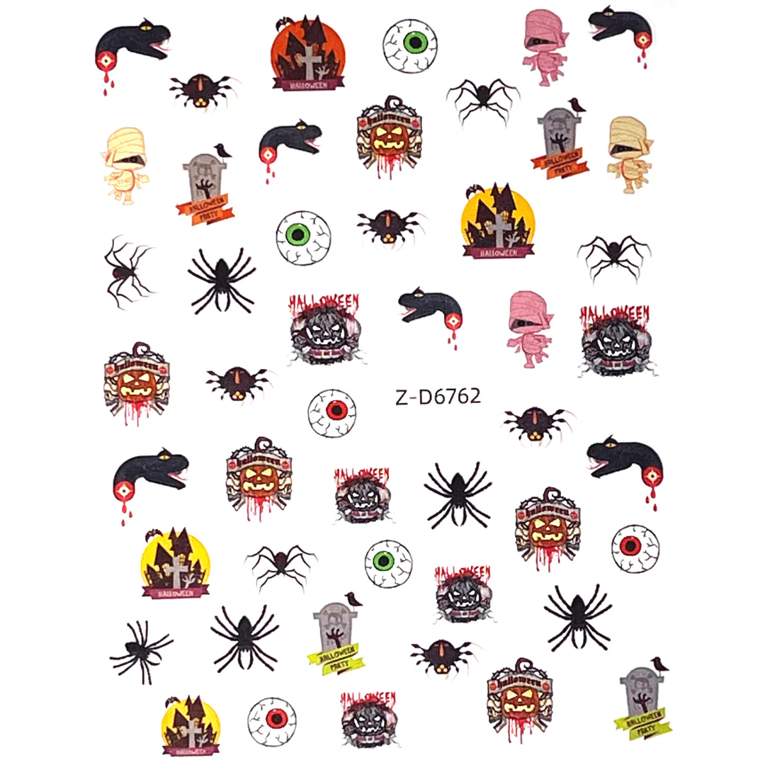 JNBS Nail Sticker Halloween Spooky - Image 6