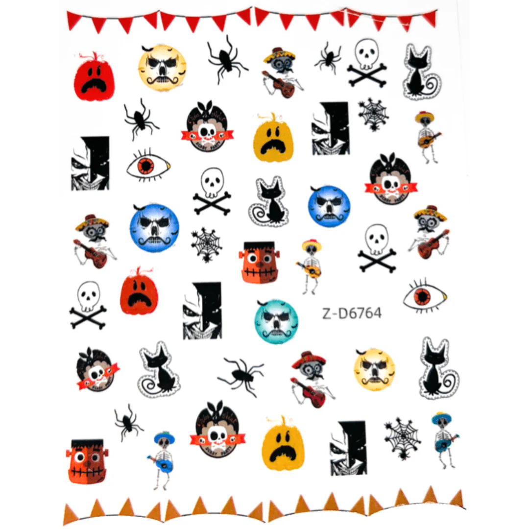 JNBS Nail Sticker Halloween Spooky - Image 8