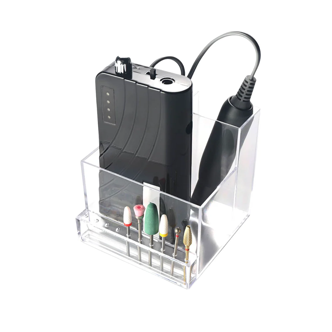 JNBS Desk Organizer for Nail Tools Clear - Image 2