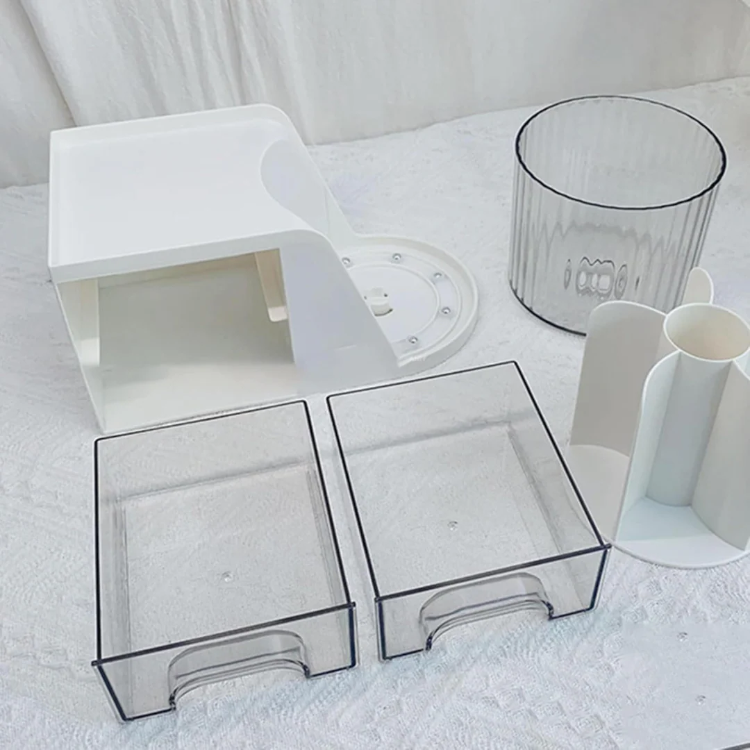 JNBS Desk Organizer for Nail Tools Clear - Image 3