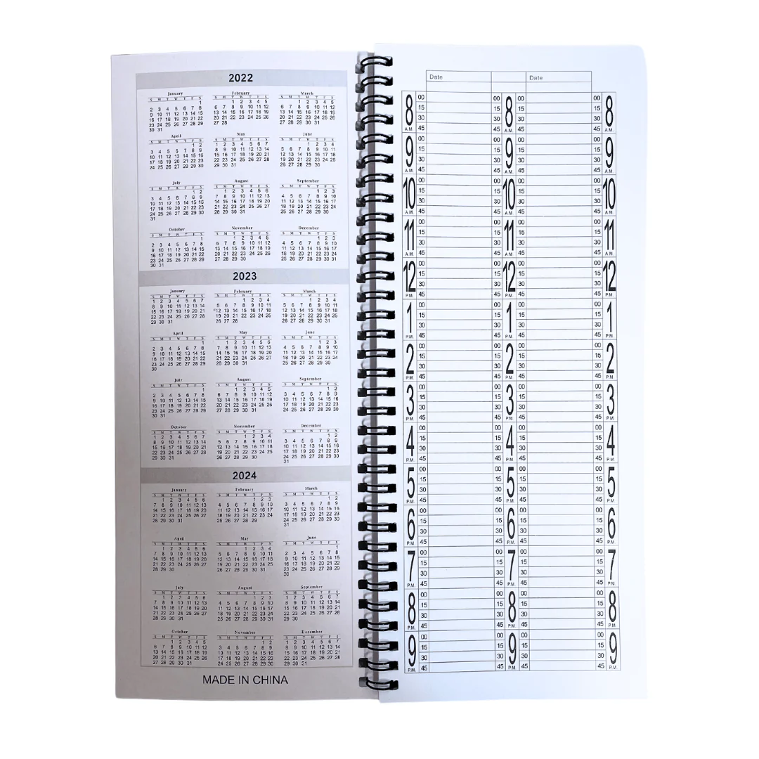 JNBS Salon Appointment Book 2 Columns (150 pages) - Image 3