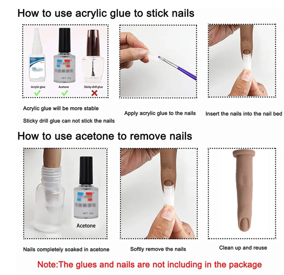 JNBS Joints Bendable Silicone Practice Finger - Image 10