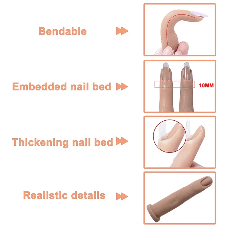 JNBS Joints Bendable Silicone Practice Finger - Image 8