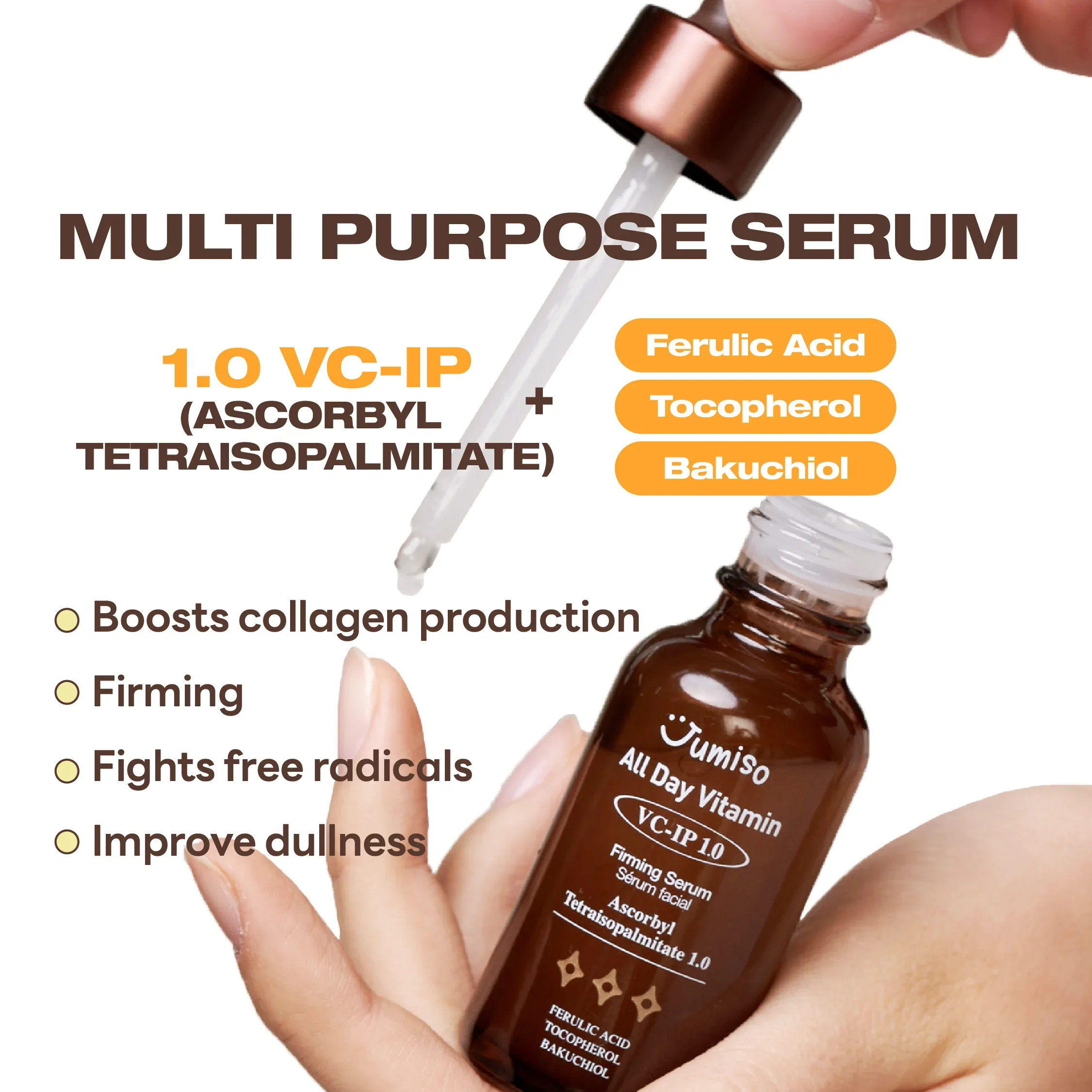 JUMISO All Day Vitamin VC-IP 1.0 Firming Serum 30ml - Image 6