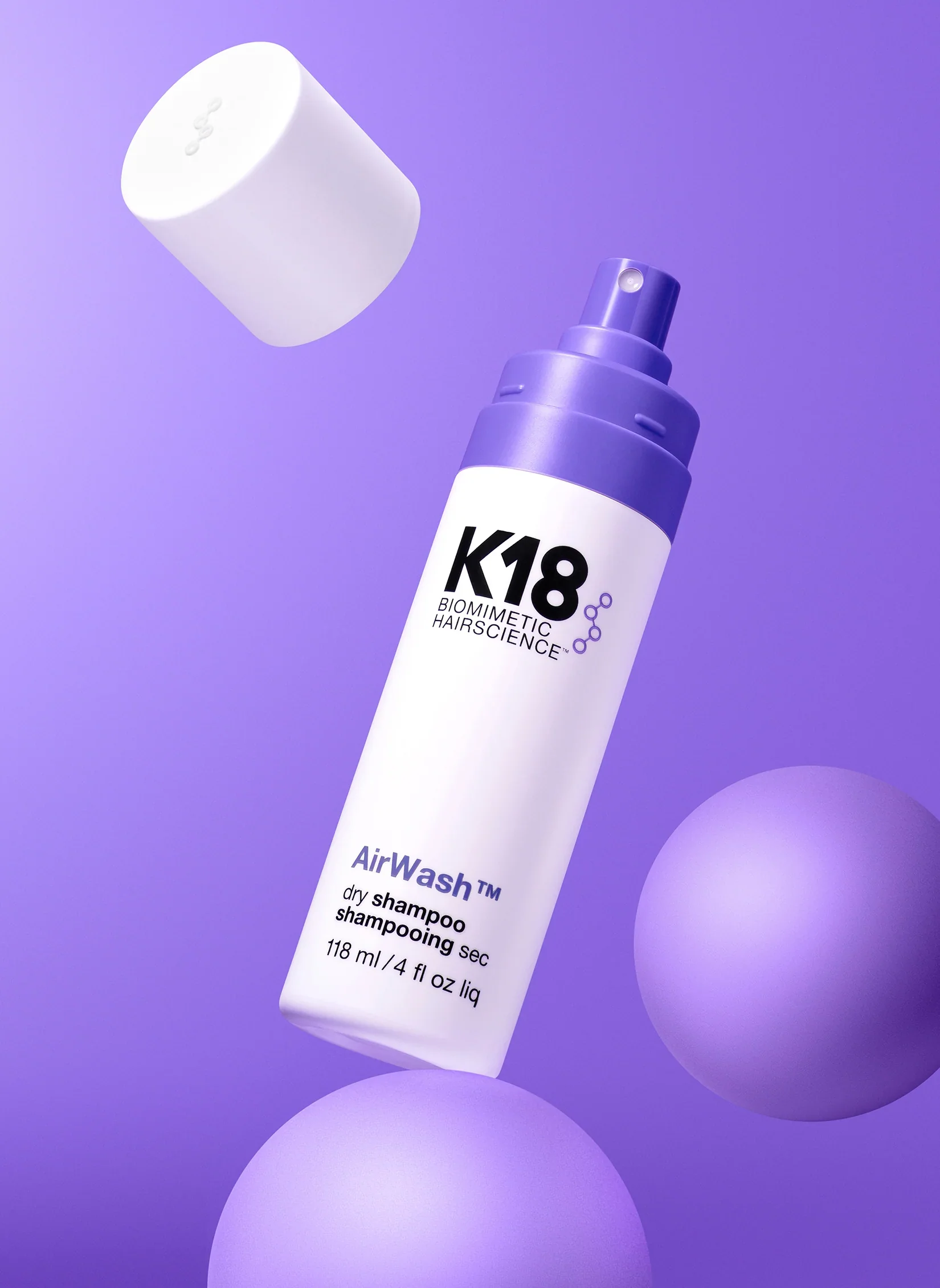 K18 Biomimetic Hairscience AirWash Dry Shampoo 4 fl. oz. - Image 12