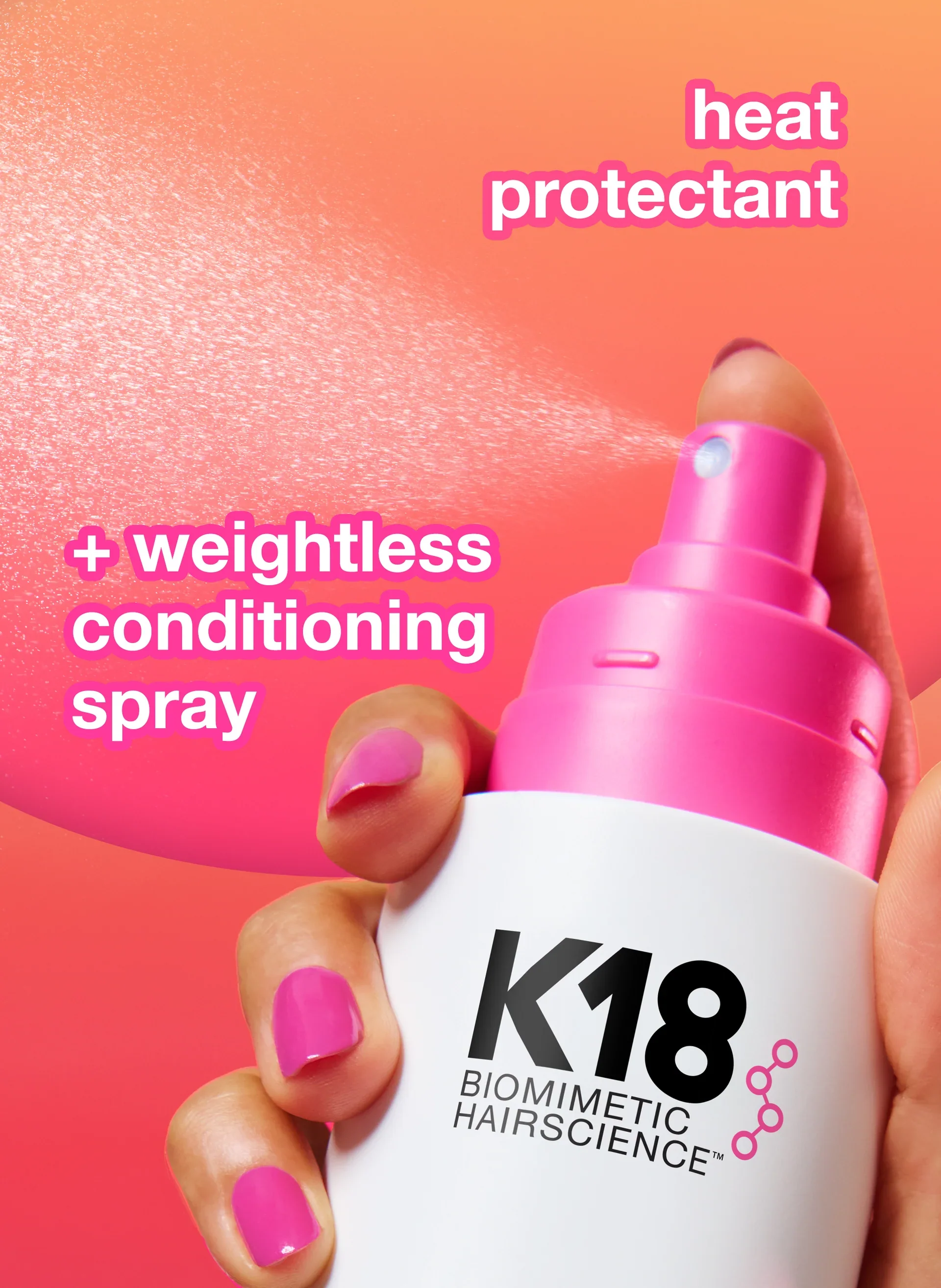 K18 Biomimetic Hairscience Heat Bounce Conditioning Heat Protectant 4 fl. oz. - Image 3