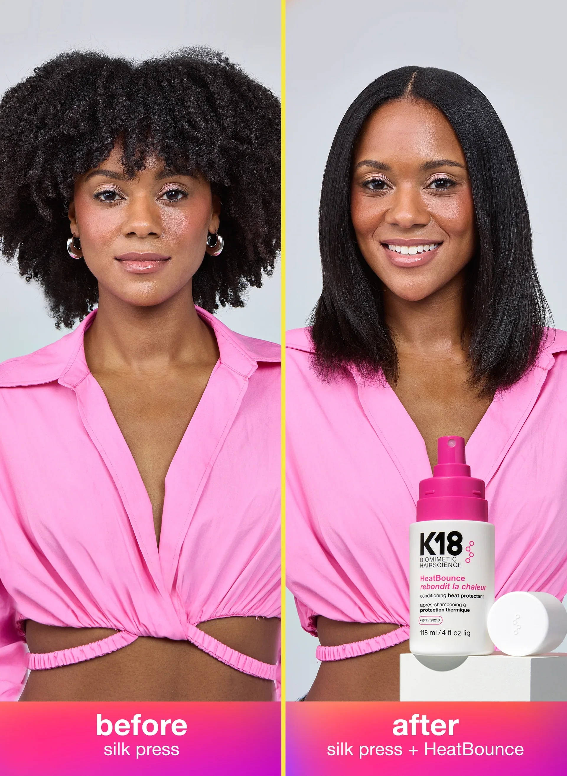 K18 Biomimetic Hairscience Heat Bounce Conditioning Heat Protectant 4 fl. oz. - Image 5