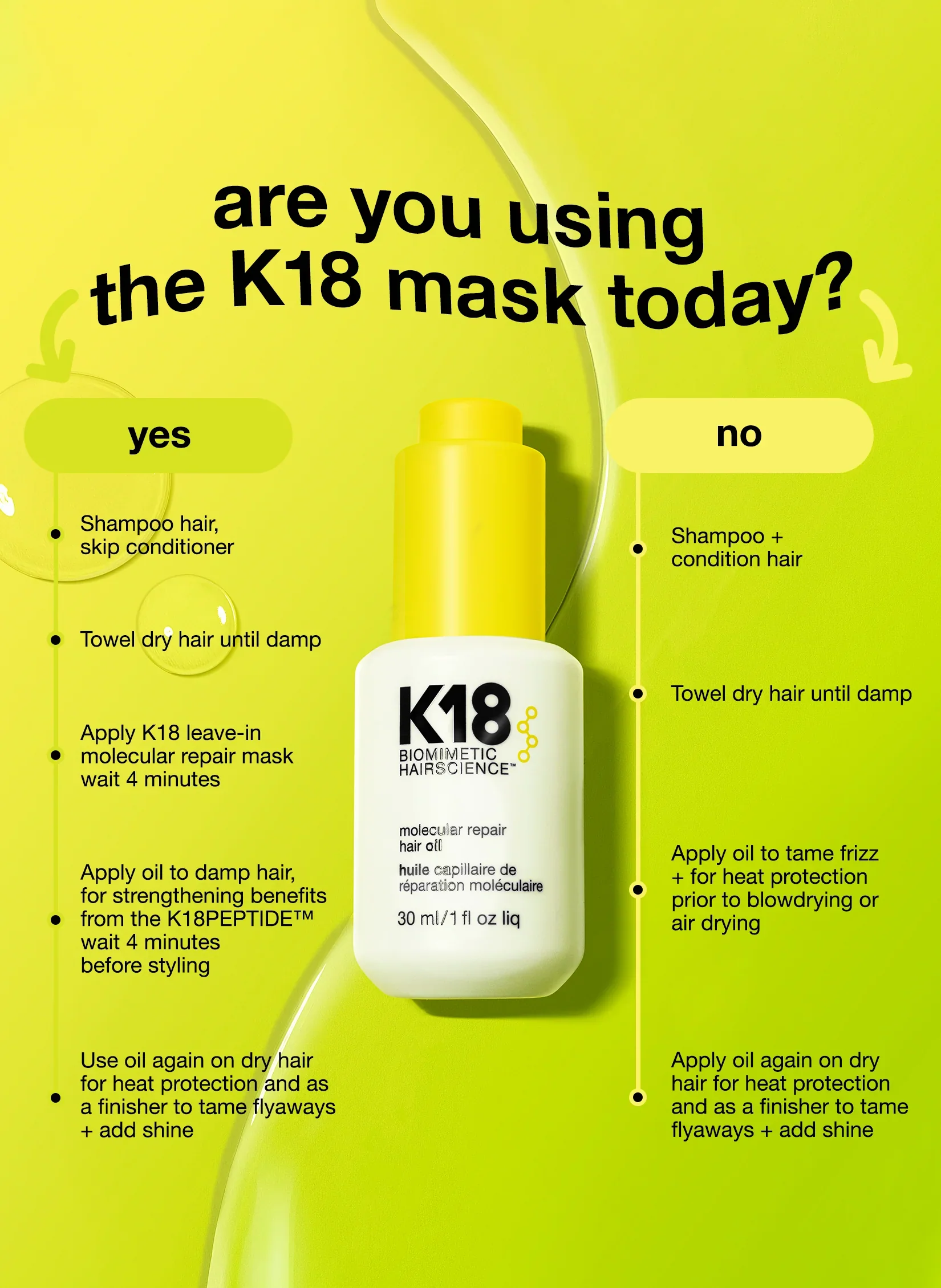 K18 Biomimetic Hairscience Molecular Repair Hair Oil - Image 10