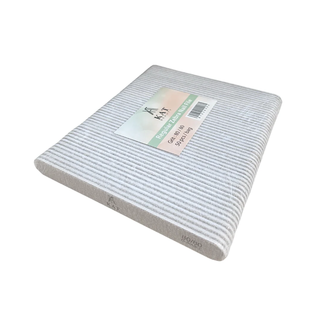 KAT Beauty Nail File Regular Zebra (80/80) - Image 2