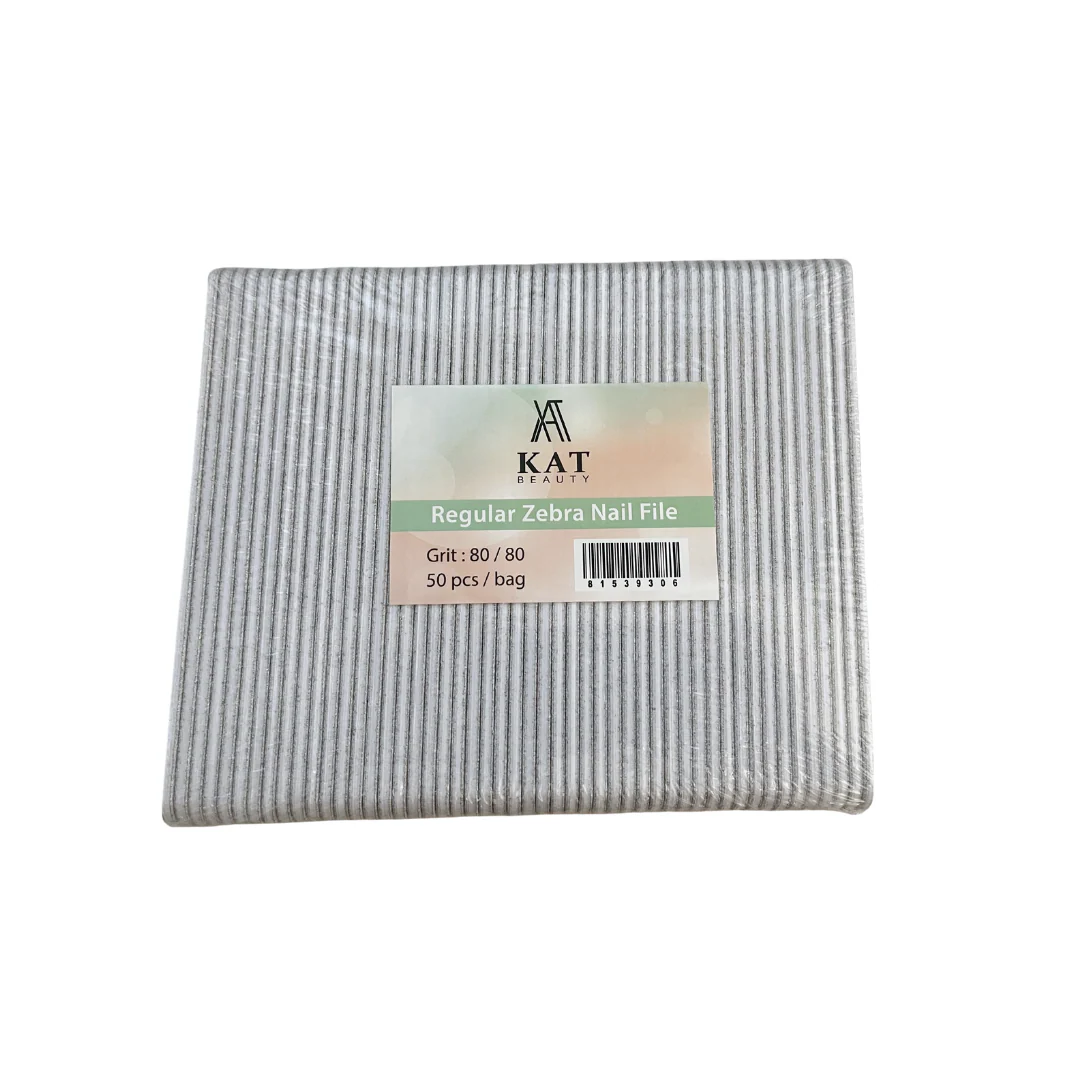 KAT Beauty Nail File Regular Zebra (80/80) - Image 3