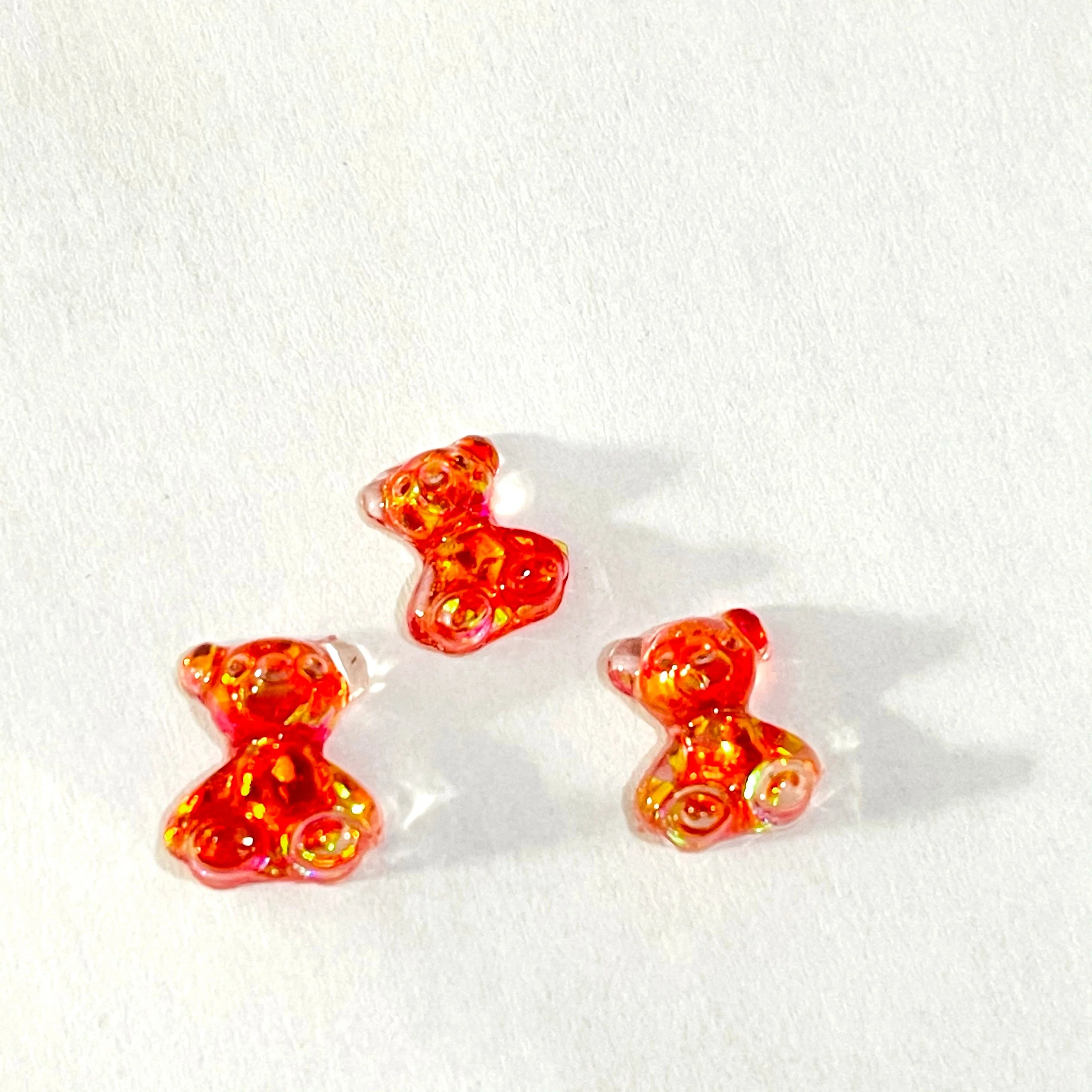 JNBS 3D Kawaii Charm Art Glitter Gummy Bear (Jar of 3 pcs) 1 - Image 14