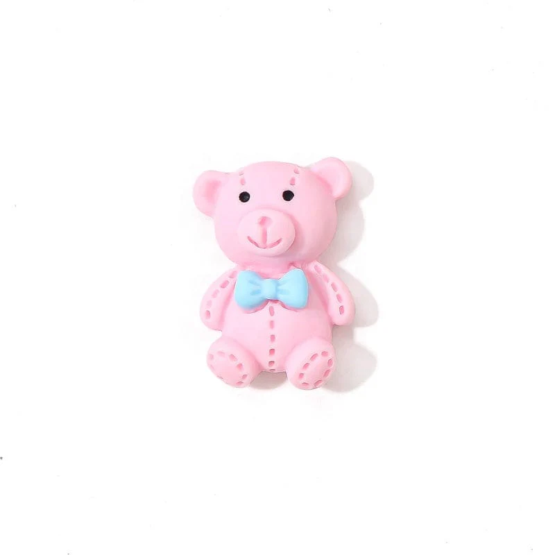 JNBS Kawaii Charm Pink Bear Blue Bow XLarge - Image 3