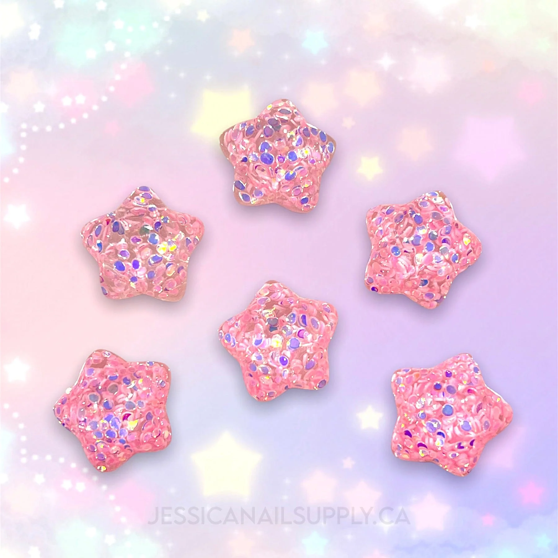 JNBS KAWAII Resin Glitter Pink Cute (3 Styles) - Image 2