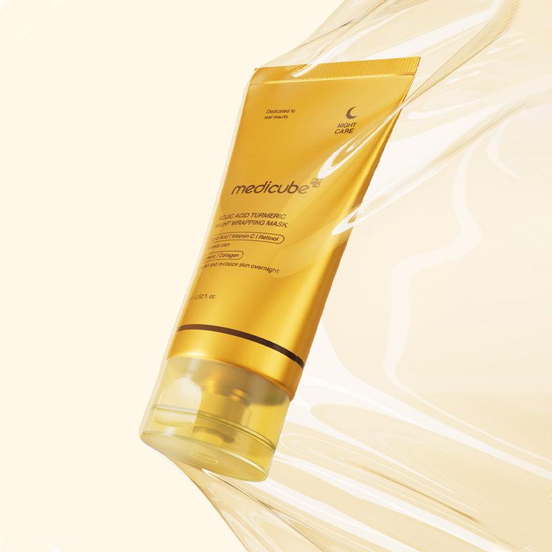 MEDICUBE Kojic Acid Turmeric Night Wrapping Mask 75mL - Image 3