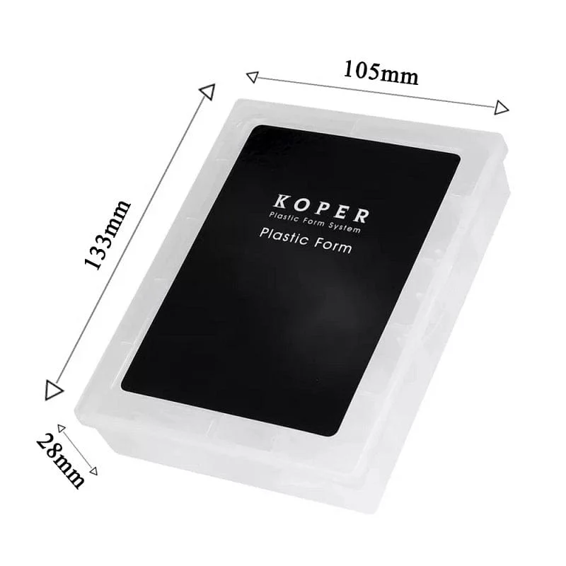 Koper Plastic Form Nail Dual Form Tips 120/pack - Image 6