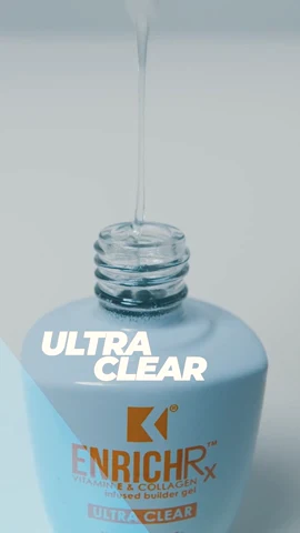 KUPA ENRICHRx™ Infused Builder Gel 0.57 fl. oz. - Ultra Clear - Image 2