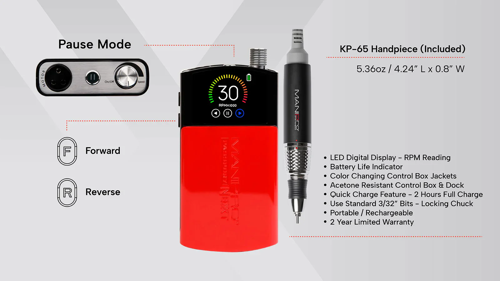 KUPA MANIPro Passport Next Complete - KP-65 Handpiece - Image 5