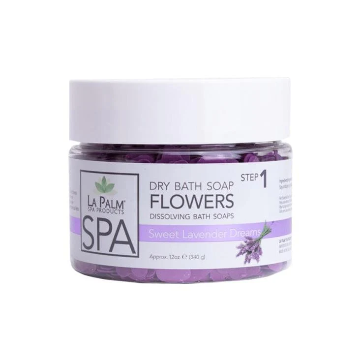 La Palm Dry Bath Soap Flowers 12 oz - Image 3