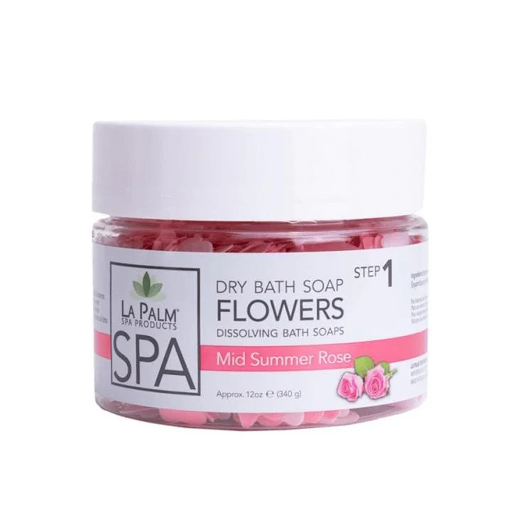 La Palm Dry Bath Soap Flowers 12 oz - Image 5