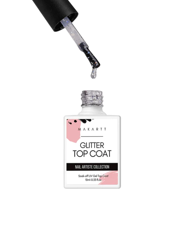 Makartt Iridescent Glitter C1109 Top Coat (10ml) - Image 2