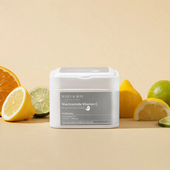 Mary&May Niacinamide Vitamin C Brightening Mask (30pcs) - Image 5