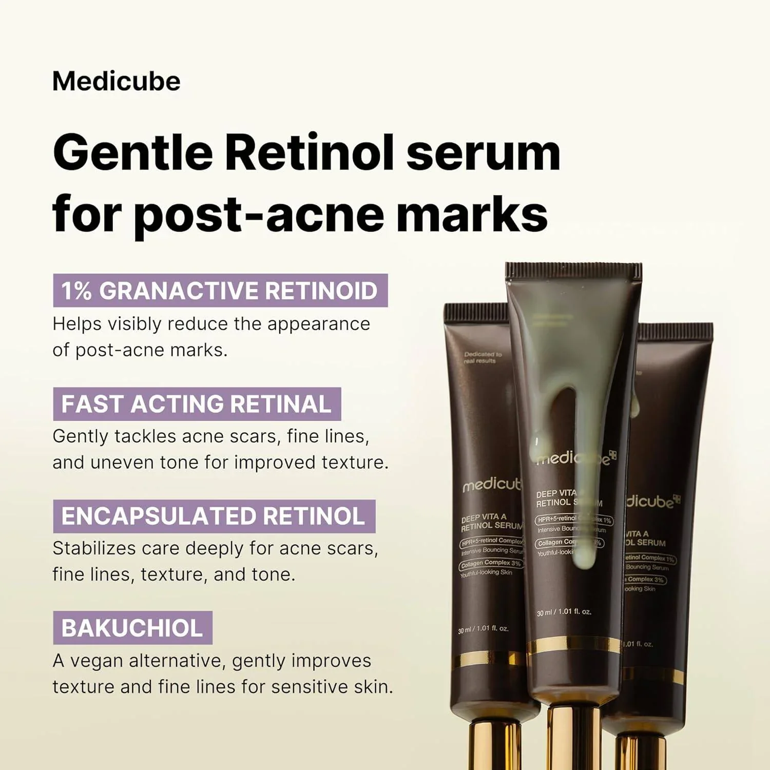 MEDICUBE Deep Vita A Retinol Serum 30mL - Image 7