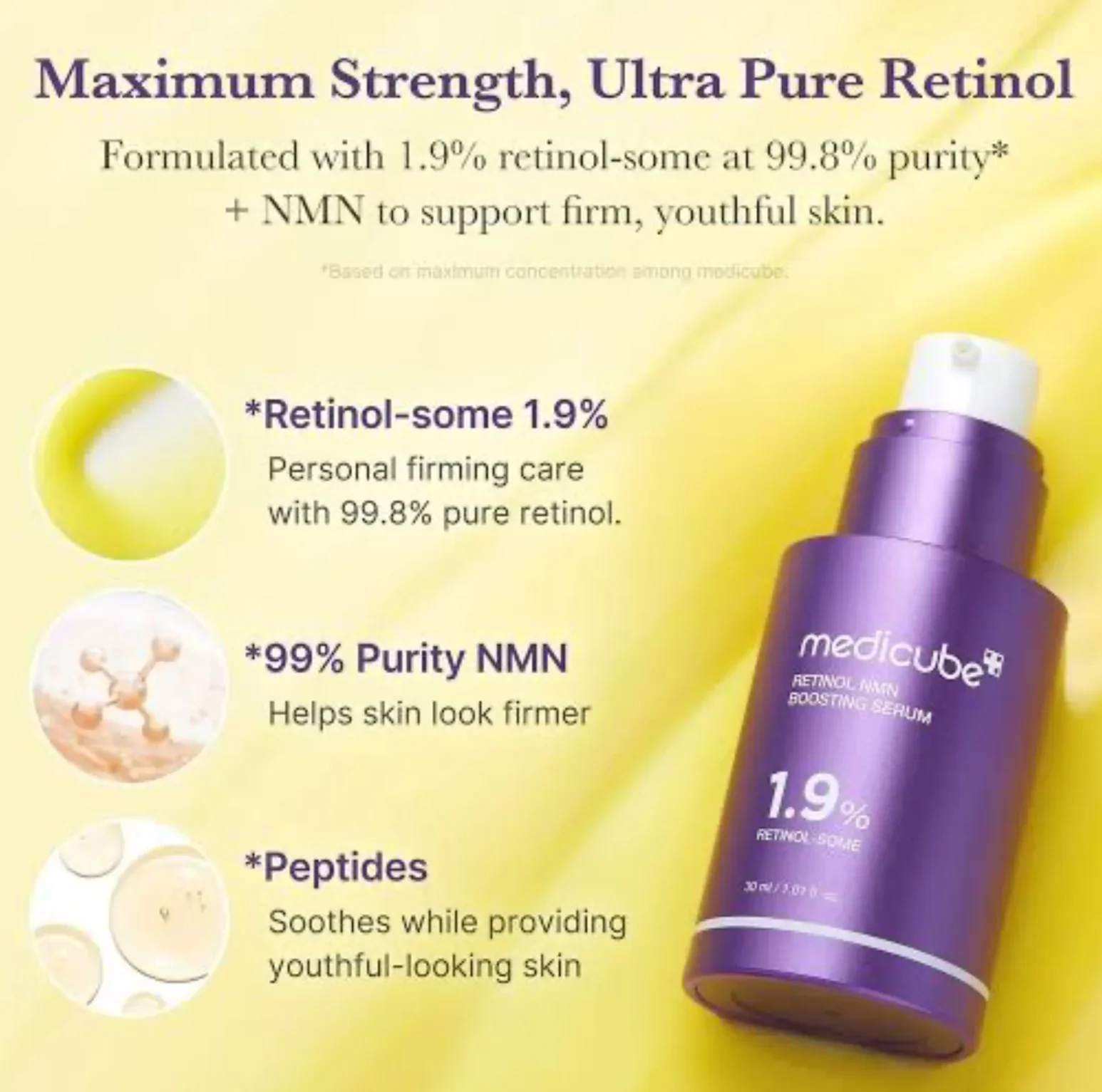 MEDICUBE Retinol NMN Boosting Serum 30mL - Image 6