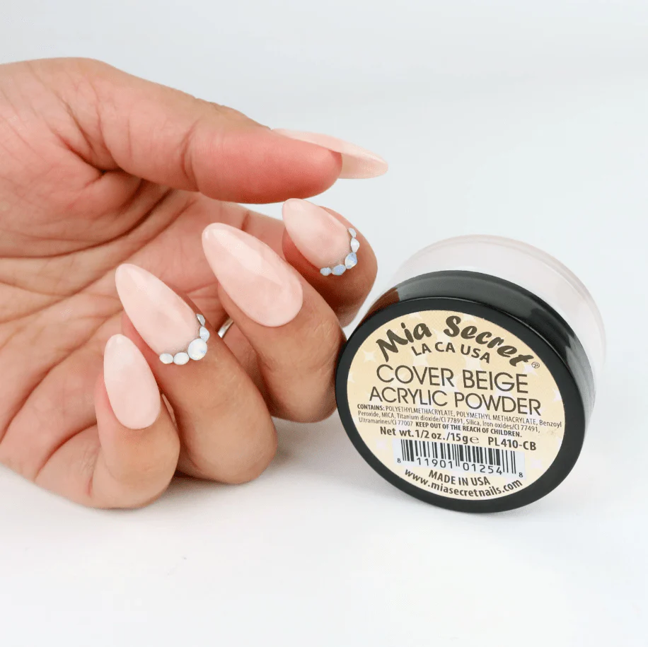 Mia Secret Acrylic Powder Cover Beige 2oz - Image 2