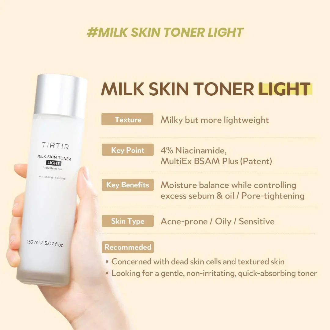 TIRTIR Milk Skin Toner Light 150mL - Image 3
