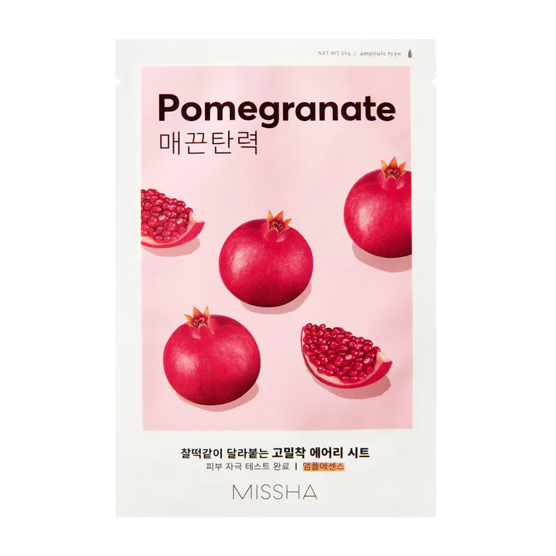 MISSHA Airy Fit Sheet Mask Pomegranate  (19g*20ea) - Image 2