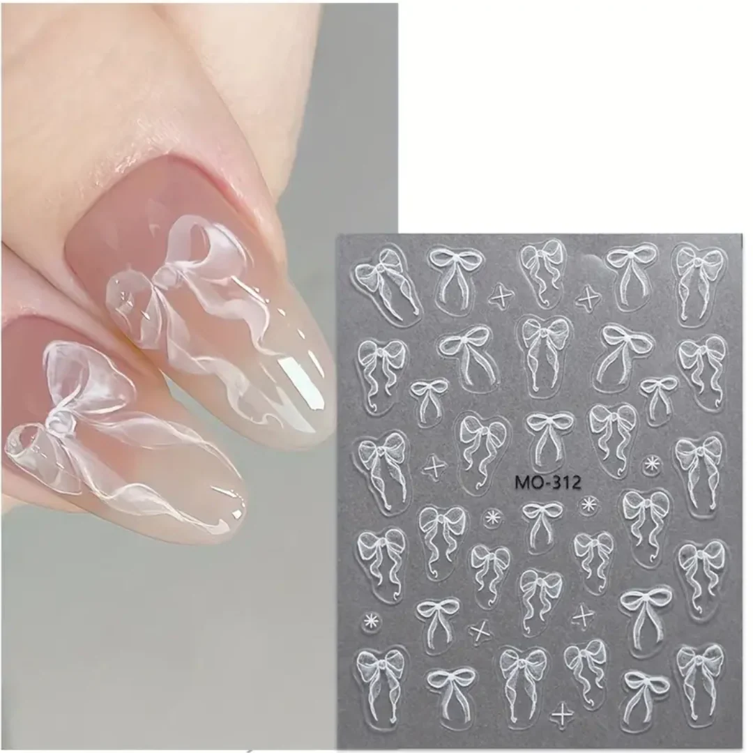 MOSR Nail Art Sticker Chic Bow - Image 2